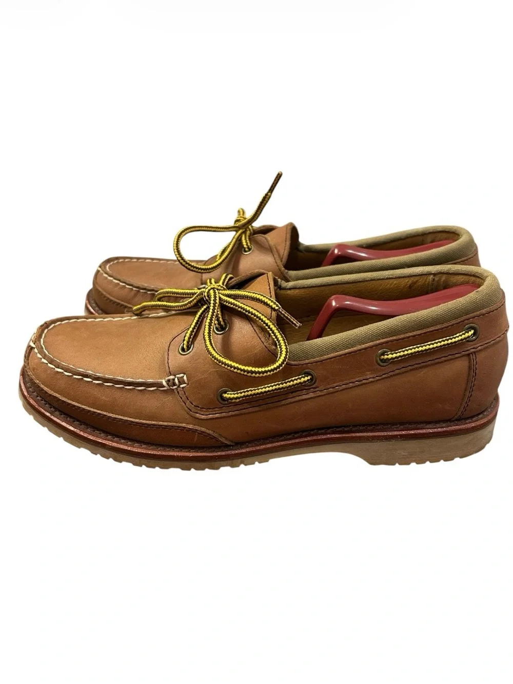 Men’s Lands’ End Leather Boat Shoes/Loafers – Size 10.5